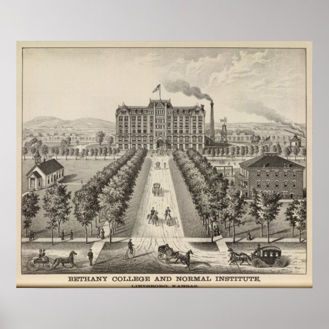 Bethany Uni, Lindsborg, Kansas Poster (Vorne)