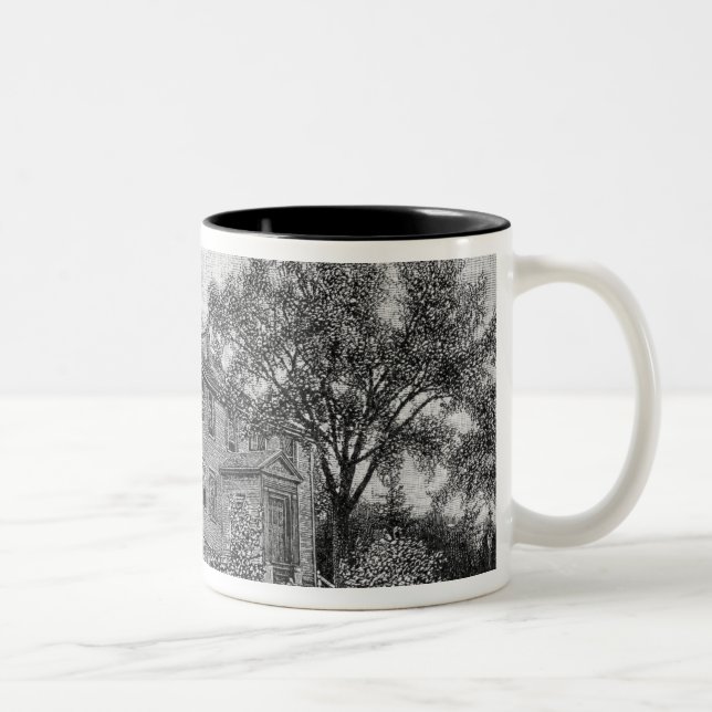 Bethaus bei Hingham Zweifarbige Tasse (Rechts)