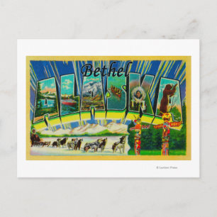 Bethel, AlaskaLarge Letter ScenesBethel, AK Postkarte