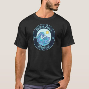 Bethel Beach Va Virginia Souvenir Nautical Surfer T-Shirt