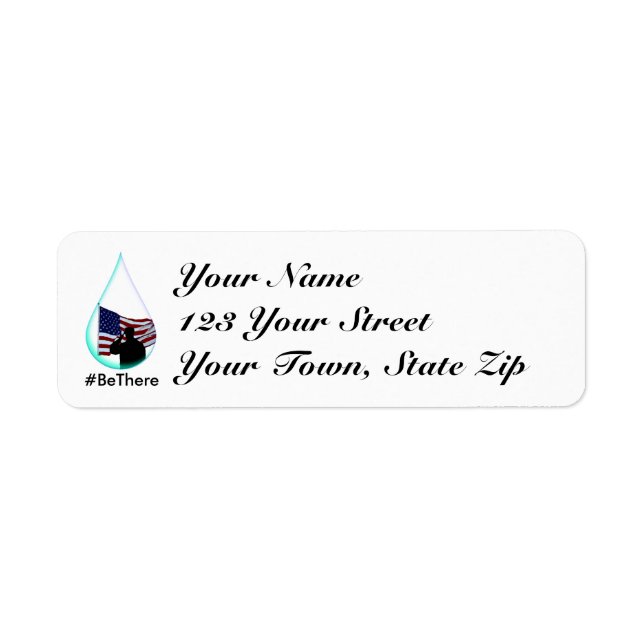 #BeThere Veteran Suicide Awareness Address Labels (Vorne)