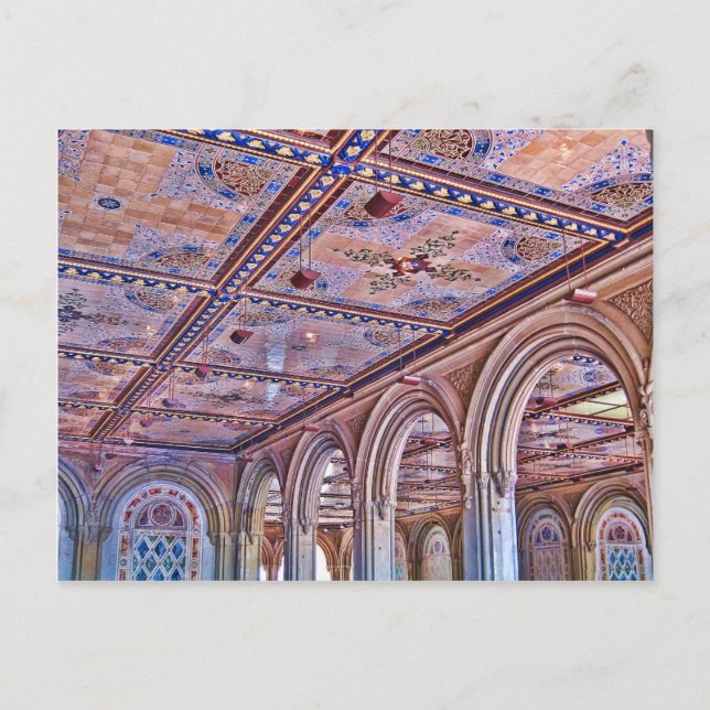 Bethesda Arcade, Zentralpark Postkarte (Vorderseite)