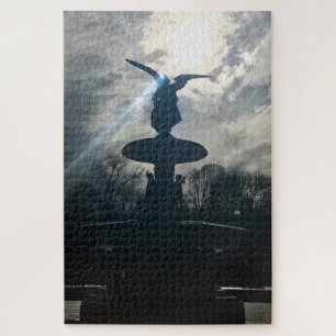 Bethesda Fostain Central Park New York City Angel Puzzle