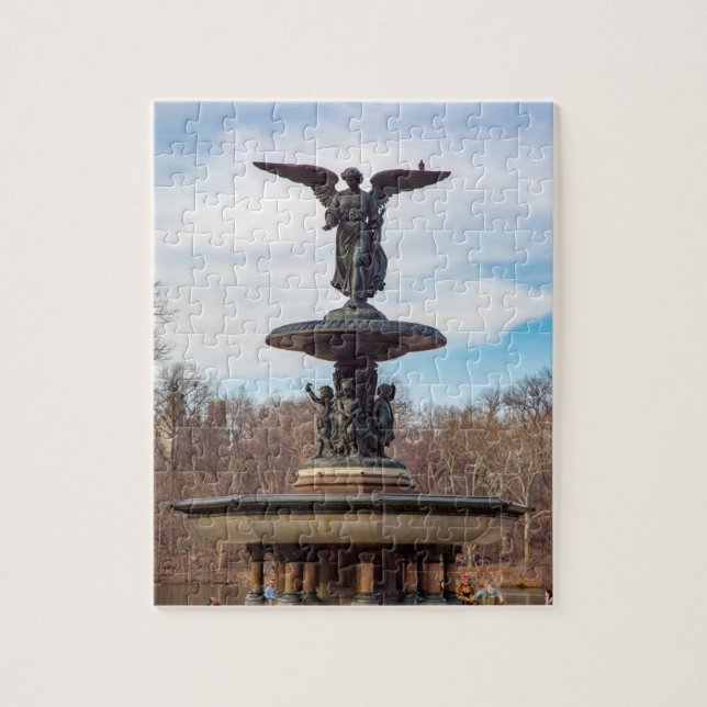 Bethesda Fountain, Central Park, NYC Puzzle (Vertikal)