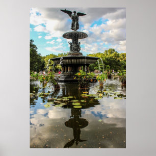 Bethesda Fountain im Central Park Foto Poster