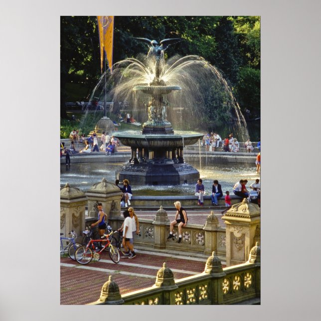 Bethesda Fountain NYC - Poster (Vorne)