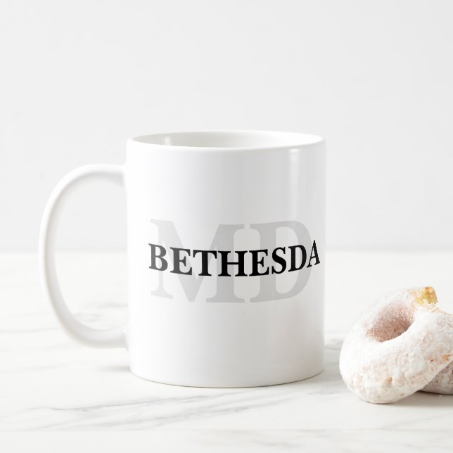 Bethesda MD Kaffeetasse (Mit Donut)