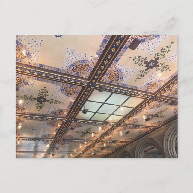 Bethesda Terrace Arcade NYC Postcard Postkarte (Vorderseite)