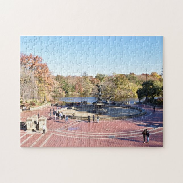 Bethesda Terrace New York City Central Park Foto Puzzle (Horizontal)