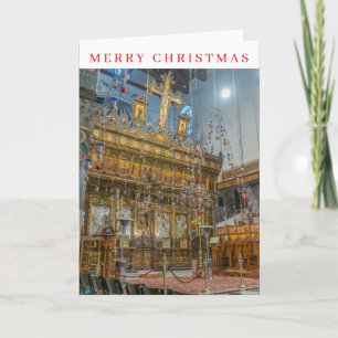 Bethlehem Church of the Nativity Christmas card Feiertagskarte