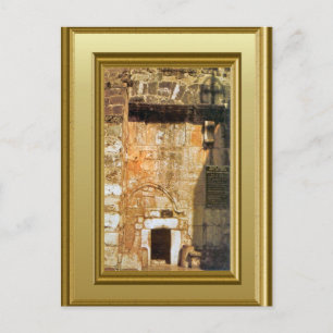 Bethlehem Eingang zur Geburtskirche Postkarte