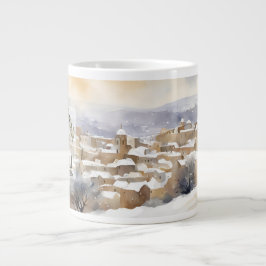 Bethlehem in Snow Jumbo Tasse - Serene