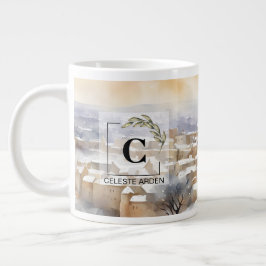 Bethlehem in Snow Jumbo Tasse - Serene
