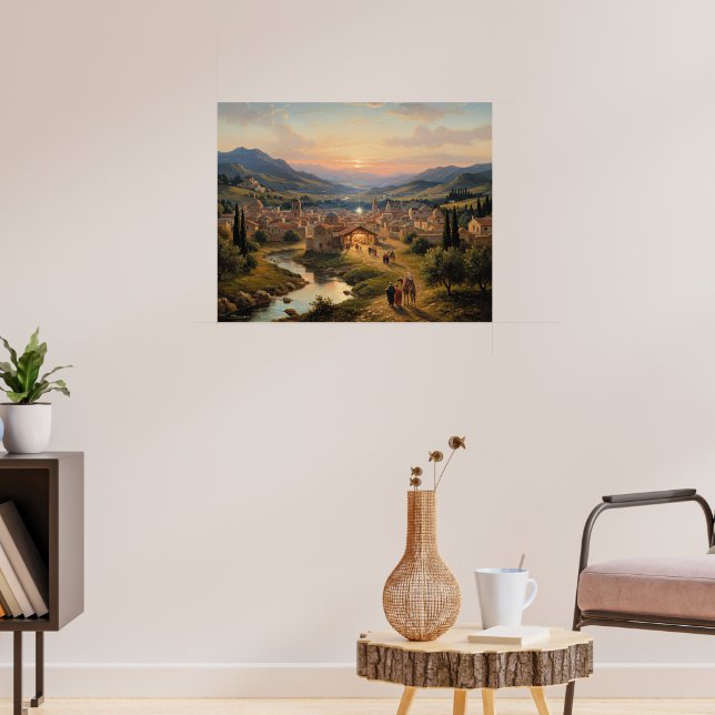 Bethlehem, Krippenszene, Poster (Wohnzimmer 3)