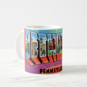 Bethlehem PA Postkarte Kaffeetasse