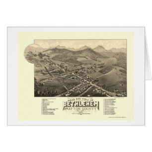 Bethlehem, panoramische Karte NH - 1883