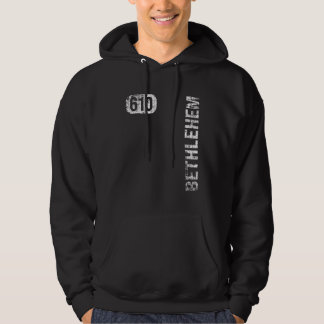 Bethlehem Pennsylvania 610 Vorwahl Vintage Retro Hoodie