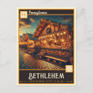 Bethlehem, Pennsylvania   VINTAG Postkarte