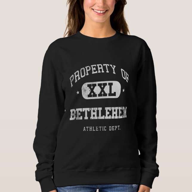 Bethlehem Property Xxl Sport Uni Athletic Funn Sweatshirt (Vorderseite)