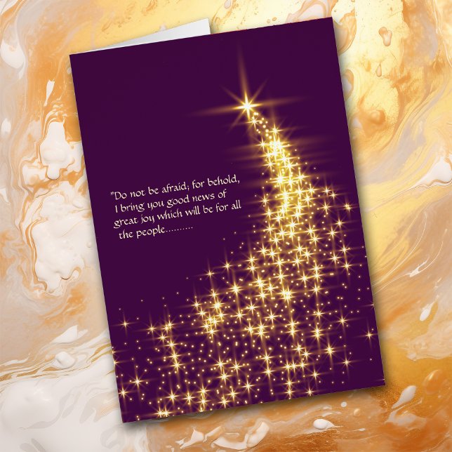 Bethlehem Star Cascade Christmas Card (Von Creator hochgeladen)