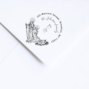 Bethlehem Star Heilige Rücksendeadresse Permastempel