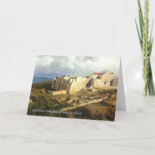 Bethlehem Weihnachtskarte Feiertagskarte