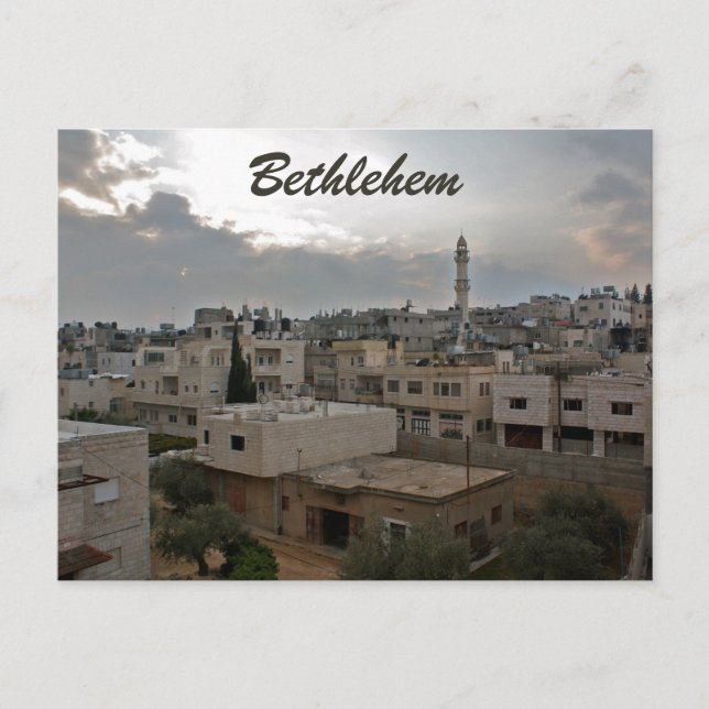 Bethlehem West Bank Palestine Postcard Postkarte (Vorderseite)