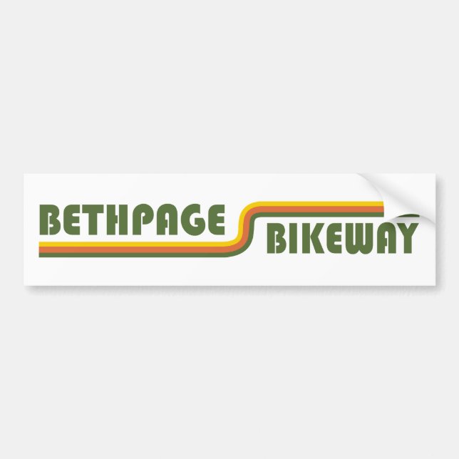 Bethpage Bikeway Autoaufkleber (Vorne)