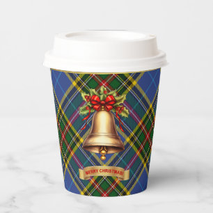 Bethune personalisiertes Tartan-Weihnachten Pappbecher