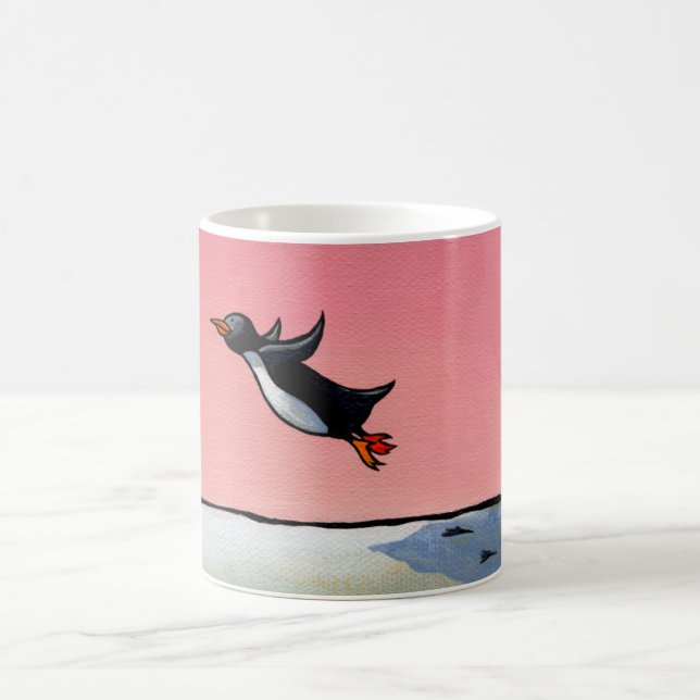 Betitelt: Ewiger Optimist - ehrgeizige Kaffeetasse (Mittel)