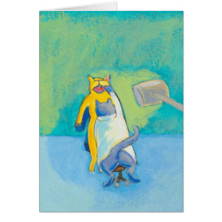 Betitelt: Katzen-Zahnarzt - einzigartige