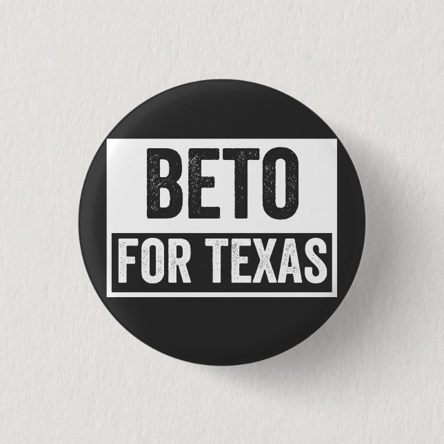 Beto FOR TEXAS Button (Vorderseite)