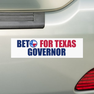 Beto for Texas Governor 2022 Midterm Election Autoaufkleber