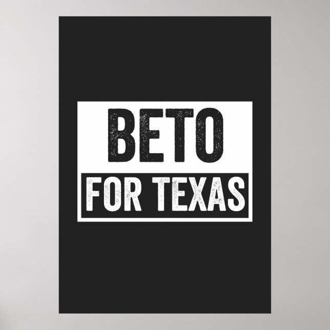 Beto FOR TEXAS Poster (Vorne)