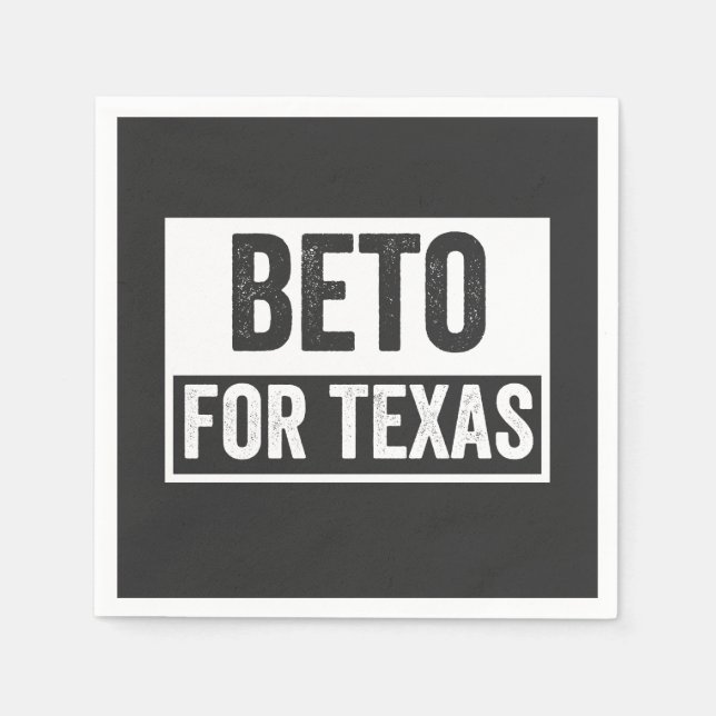 Beto FOR TEXAS Serviette (Vorderseite)