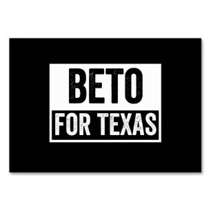 Beto FOR TEXAS Tischnummer