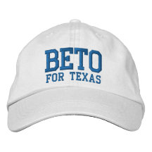 Beto für Texas-blaue und weiße Gewohnheit