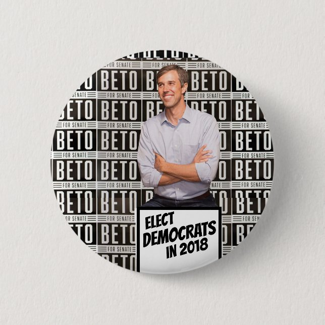 Beto für Texas-Senator 2018 Button (Vorderseite)