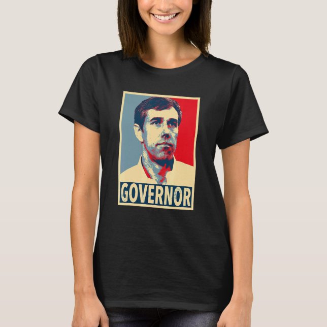 Beto O'rourke Beto für Gouverneur T-Shirt (Vorderseite)