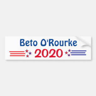 Beto O'Rourke für Präsident 2020 Autoaufkleber