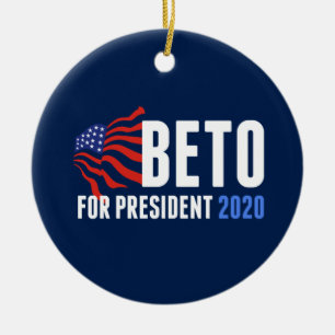 Beto O'Rourke für Präsident 2020 Keramik Ornament