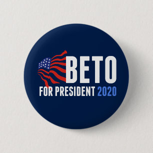Beto O'Rourke für Präsidenten 2020 Button