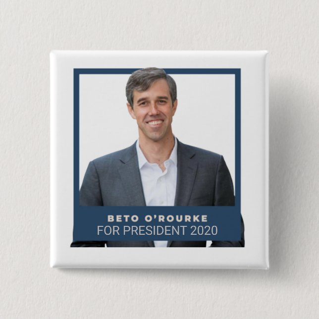 Beto O'Rourke für Präsidenten 2020 Button (Vorderseite)