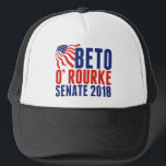 Beto O'Rourke für Senat 2018 Truckerkappe<br><div class="desc">Zeigen Sie Unterstützung für Beto O'Rourke im US-Senat,  der texanischen Demokratischen Kandidat 2018. Stimmen Sie dafür,  dass Beto während der Zwischenwahlen Senator wird. Er ist derzeit ein demokratischer Kongressabgeordneter in El Paso.</div>