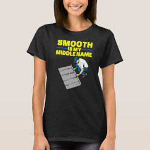 Beton Finisher Art Men Vater glatte Betonfini T-Shirt