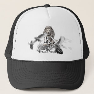 Beton Jungle B&W Trucker Hat Truckerkappe