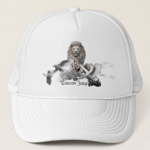 Beton Jungle White Trucker Hat Truckerkappe