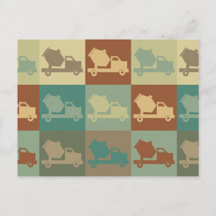 Beton Pop Art Postkarte