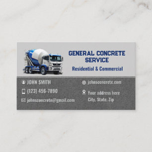 Beton-Service-Geschäftskarten Visitenkarte
