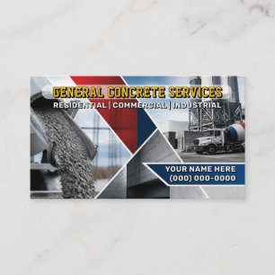Beton-Service-Geschäftskarten Visitenkarte